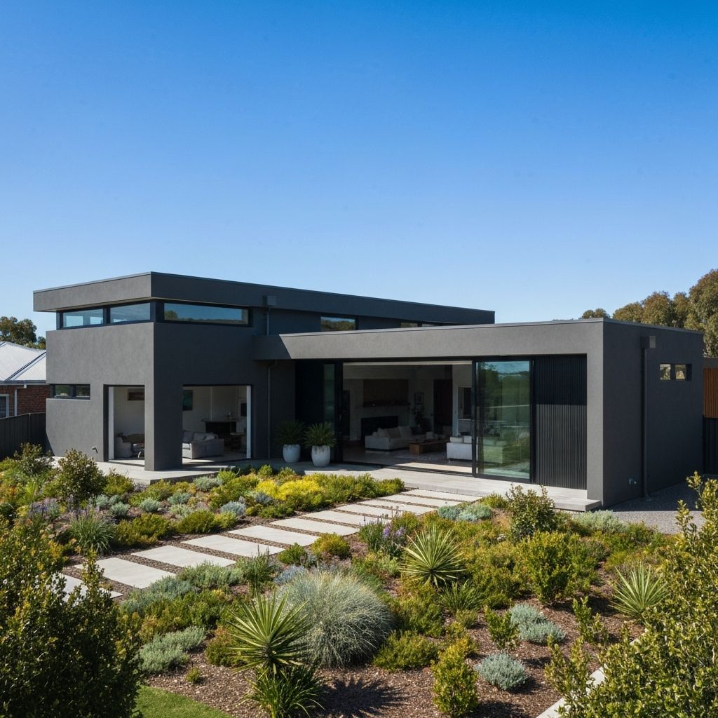 Freshly painted modern home in Melbourne's western suburbs